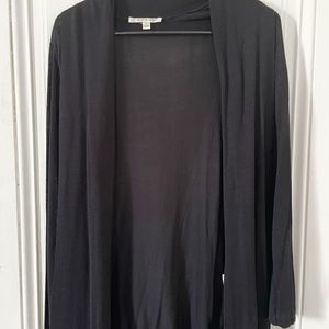black cardigan